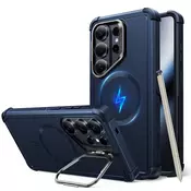 Hibridni ovitek ESR Cyber Armor Kickstand za Samsung Galaxy S26 Ultra - blue