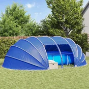 vidaXL BaŽENSKI šotor dome Modra 538 x 440 x 204 cm