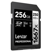 Lexar SDXC 256GB UHS-II V60 (R:250/W:120MB/s)