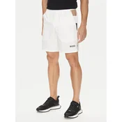 BOSS Športne kratke hlače S_T-Match 50541370 Bela Regular Fit