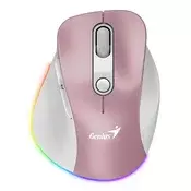 Genius Bežicni miš Ergo 9000S Pro, USB, Rozi