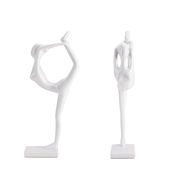 DIKER HOME Elegantna figura devojke, Bela