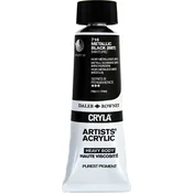 Daler Rowney Cryla Artists’ Akrilna barva Metal Black 75 ml 1 kos