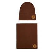 Beverly Hills Polo Club Komplet kapa in bandana CEO-BHPC-ACCCS-02 Rjava