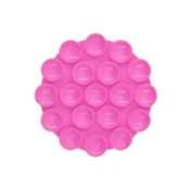 Octobuddy round stiker za telefon roze