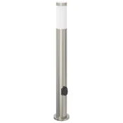 vidaXL vidaXL Stebriček z vtičnico 80 cm nerjaveče jeklo IP44, (5000297027)