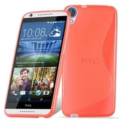 Cadorabo Cadorabo Case, združljiv s HTC v Candy Apple Red - Zaščitni pokrov iz fleksibilnega silikona TPU, (20587372)