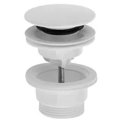 Bruckner Velika Bela Click-Clack Izlivna Zatka za Umivalnik, ABS, 4-45mm