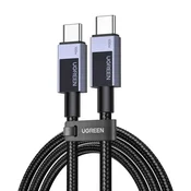 Ugreen Ugreen L512 USB-C na USB-C kabel, napajalnik, 5A, 1m, 480Mbps (vesolje siv)