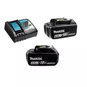 Set 2 x BL1860B baterija 18V 6,0Ah LXT + punjac DC18RC Makita