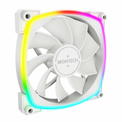 Montech RX120 PWM White ARGB Ventilator sa obrnutim dizajnom lopatica