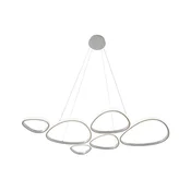 LED luster na sajli HELIX LED/61W/230V srebrna