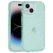 Aurora Wave maska za iPhone 15 - zelena