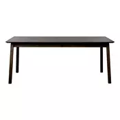 Raztegljiva jedilna miza z dodatno ploščo v hrastovem dekorju 95x190 cm Bari – Unique Furniture