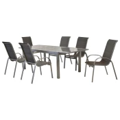 Gardenson Vrtni Set Amalfi, 7-Delno, Aluminij