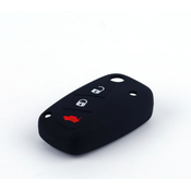 CAR 888 ACCESSORIES Silikonska navlaka za kljuceve Fiat crna