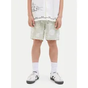 Jack & Jones Junior Kratke hlače iz tkanine 12277599 Zelena Relaxed Fit