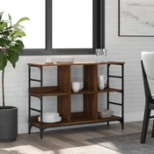 Komoda smeda boja hrasta 102x32x73,5 cm od konstruiranog drva