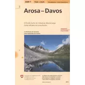 Landeskarte der Schweiz Arosa - Davos