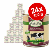 Varčno pakiranje Lukullus 24x800 g po posebni ceni - Losos & piščanec