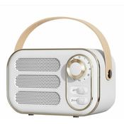 Generic Retro zvočnik s 360-stopinjskim stereo učinkom mini zvočnik retro radijski zvočnik za dekoracijo doma na prostem, (21124616)