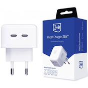 3MK Hyper Charger 35W 2xUSB-C QC wall charger