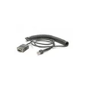 Zebra CBA-RF3-C09ZAR zaporedni kabel Črna 2,8 m RS232 DB9