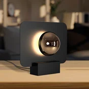 Mantra Iluminación Namizna svetilka Alba LED, posredni svetlobni učinek, črna - Dnevna soba/jedilnica - Kovina