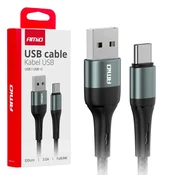 slomart AMiO USB-A - USB-C kabel, 3A, 100 cm