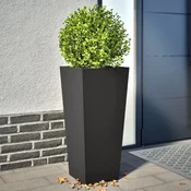 Vrtne sadilice 2 kom crne 35 x 35 x 75 cm celicne