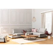Atelier del Sofa Ugaona garnitura Tulip 97x80x313cm Svetlosiva