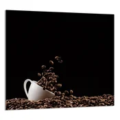 shumee STEKLENA PLOŠČA ZA KUHINJO 65x60 Kava