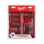 MILWAUKEE 48-delni set vijačnih nastavkov in svedrov SHOCKWAVE IMPACT 4932492005