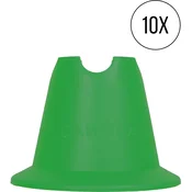 Cawila Trening stožci Cawila Mini-Pylone 10er Set, Zelena