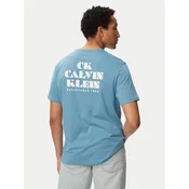 Calvin Klein Jeans Majica Resort Graphic LV04RG802G Modra Regular Fit