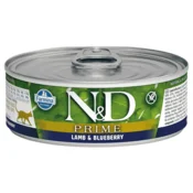 N&D Prime Vlažna hrana za macke, Borovnica i Jagnjetina, 70 g