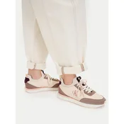 Superge Calvin Klein Retro Runner Lace Up Sock YW0YW02060 Kremna