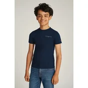 TOMMY HILFIGER Majica  nočno modra / off-bela