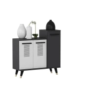 Hanah Home HANAH HOME Asimo - Anthracite, White omarica za obutev, (20785360)