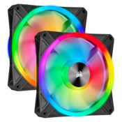 Corsair iCUE QL140 RGB PWM 2-pack | Ventilator 140mm sa uklj.svjetlosnim cvorom CORE