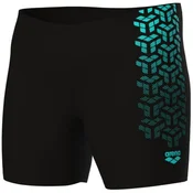 Arena kikko v swim mid jammer black/water xs - uk30