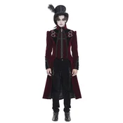 Moški plašč DEVIL FASHION - Crux Tenebrarum Blood - vinsko rdeč - CT27802
