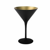 STOLZLE Olimpijska čaša za koktel 240 ml / crno-zlatna / staklo