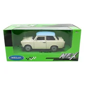 Model avtomobila Trabant 1:24 /601 svetlo modra /krem barva