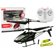 Lean-toys Daljinsko voden helikopter S5H SYMA 2.4G črn