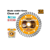 Ingco dmd031801 turbo dijamantski rezni disk 180mm ( DMD031801 )