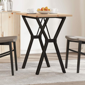 Blagovaonski stol Y-oblika 80x50x75,5 cm od borovine i celik