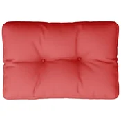 Vidaxl Blazina za kavč iz palet rdeča 60x40x12 cm