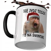 shumee BOŽIČNA SKODELICA JANUSZ PROBLEMS OPICA DARILO ZA BOŽIČKA BOŽIČ ZA OČETKA IN STRICA