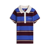 Tommy Jeans Majica kraljevo modra/pastelno rumena/ciklama/off-bela